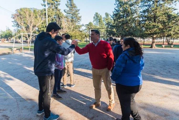INTENDENTE NATALIO LATTANZI EN JUEGOS SANTAFESINOS