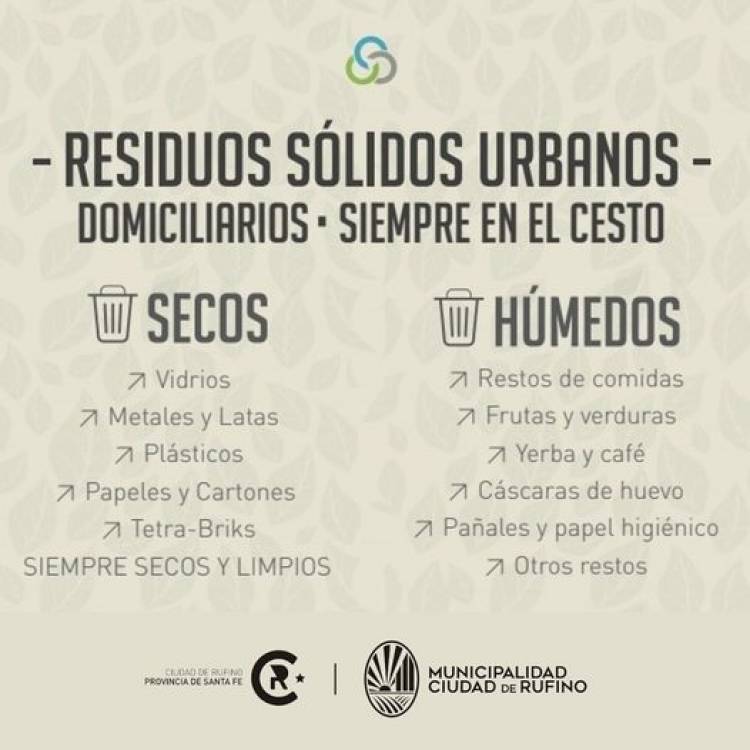RECORDATORIO DIAS RECOLECCION RESIDUOS DOMICILIARIOS