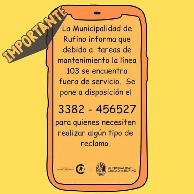 IMPORTANTE- LINEA 103