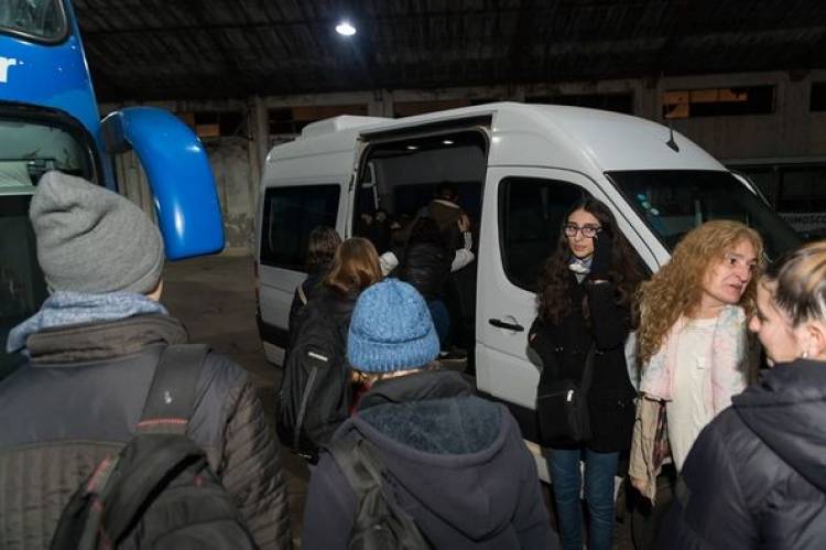 ALUMNOS DE ESCUELA 171 Y NACIONAL N° 50 A VENADO TUERTO