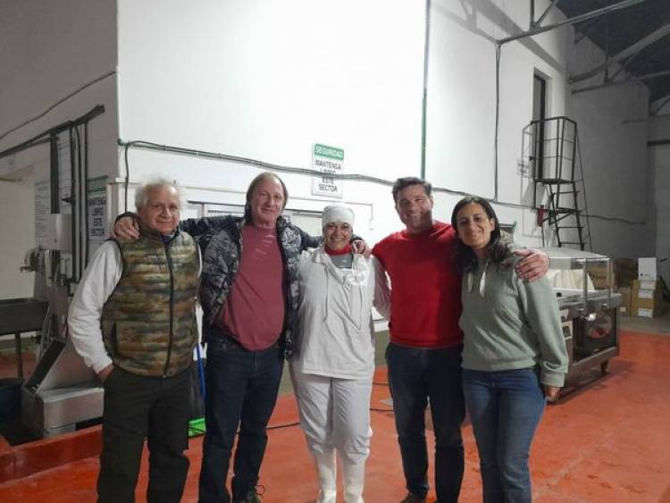 INTENDENTE NATALIO LATTANZI Y GISELA REINOSO ESTAN EN RIGON