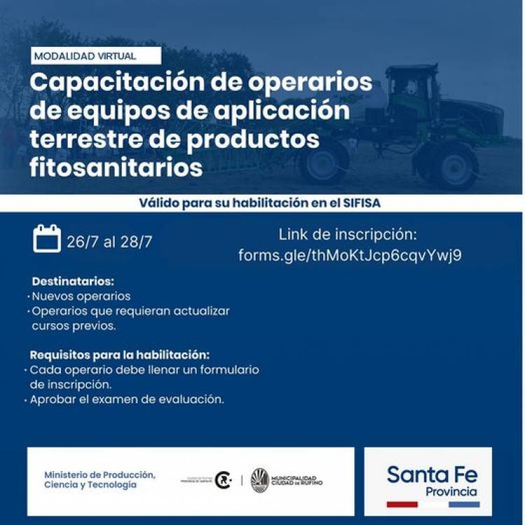 HABILITACION DE OPERARIOS DE APLICACIONES