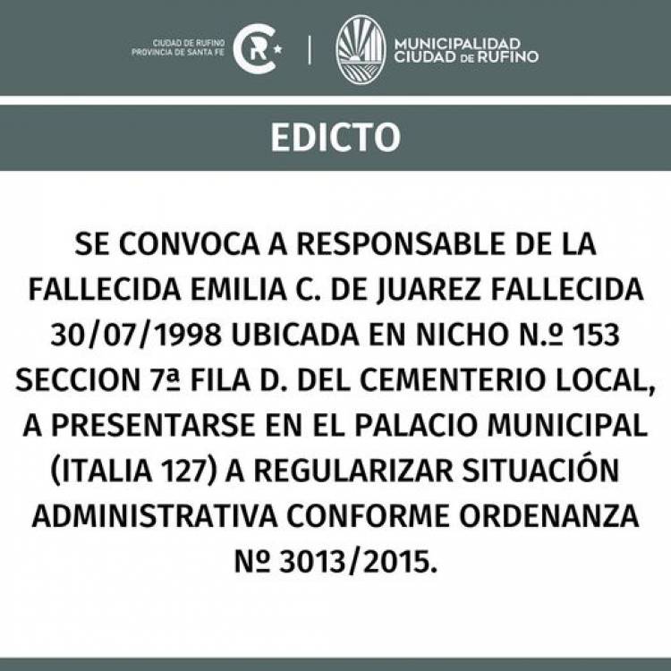 EDICTO
