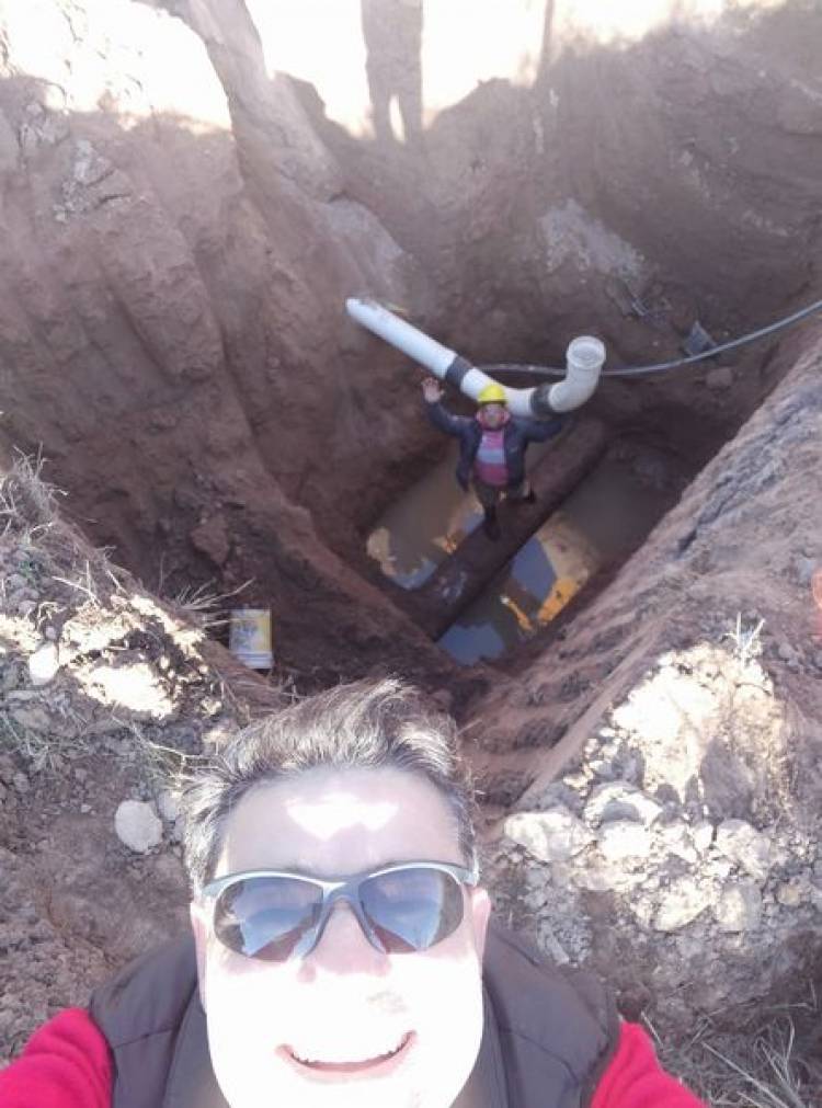 INTENDENTE NATALIO LATTANZI EN BARRIO "LOS LEONES"