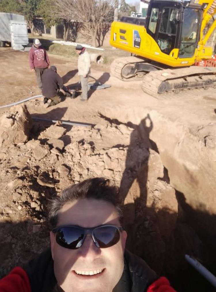 INTENDENTE NATALIO LATTANZI EN BARRIO "LOS LEONES"