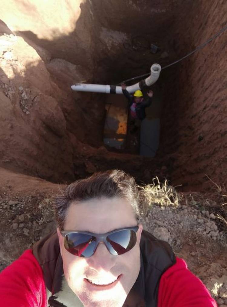 INTENDENTE NATALIO LATTANZI EN BARRIO "LOS LEONES"