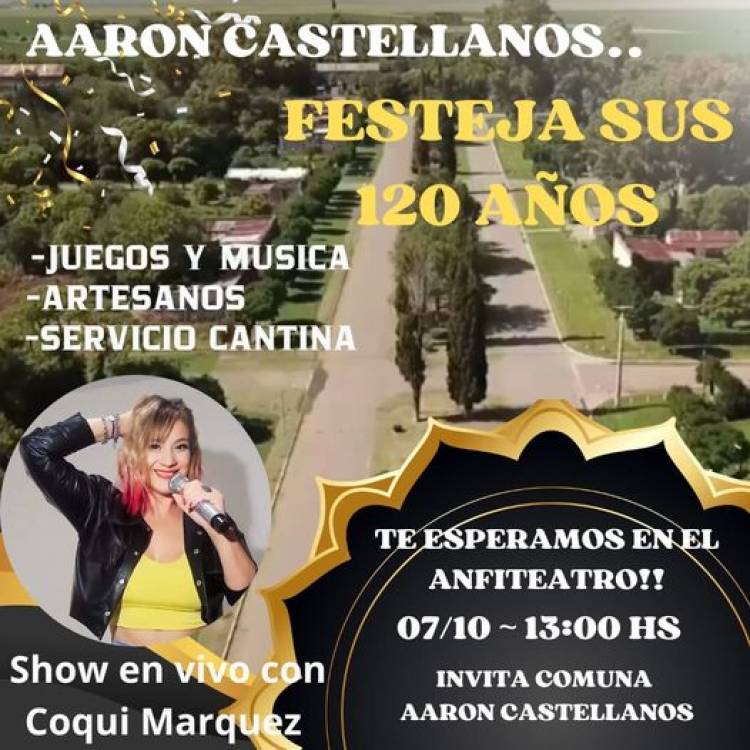 AARON CASTELLANOS FESTEJA SUS 120 AÑOS