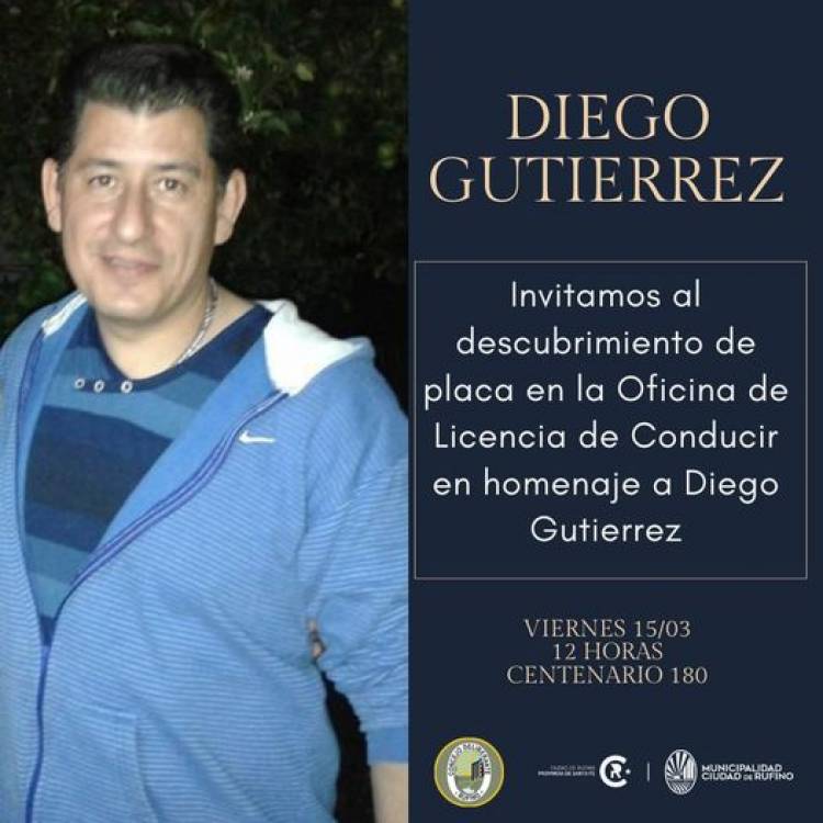 HOMENAJE A DIEGO GUTIERREZ