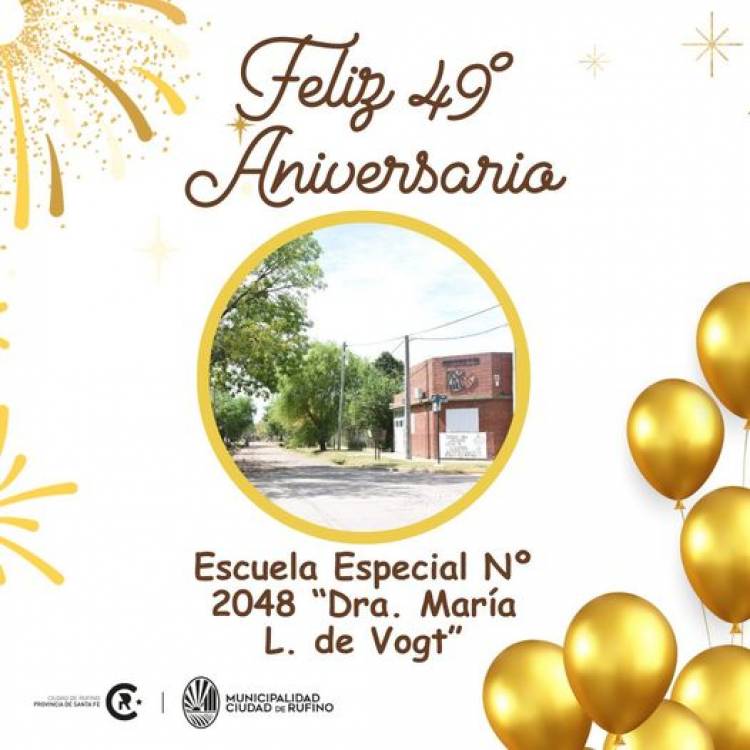 FELICES 49 AÑOS ESCUELA ESPECIAL N° 2048...!!!