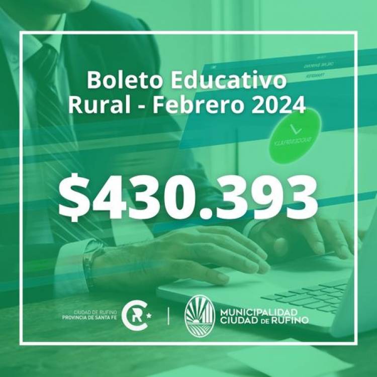 BOLETO EDUCATIVO RURAL