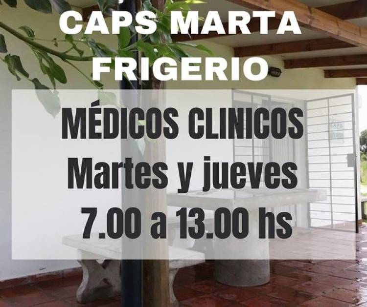 SAMCO RUFINO: VOLVIERON LOS MEDICOS CLINICOS A LOS CAPS