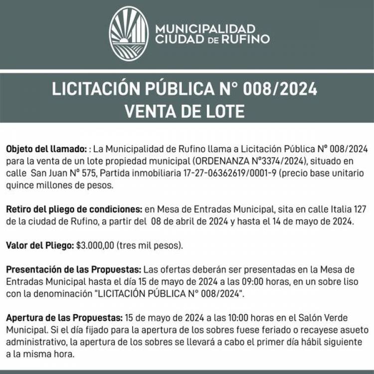 VENTA DE LOTES