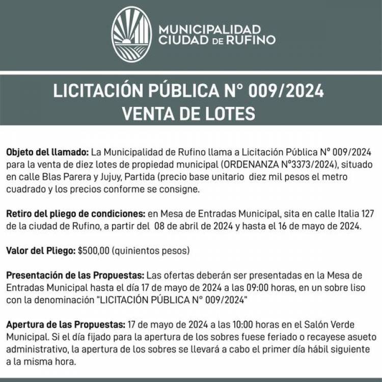 VENTA DE LOTES