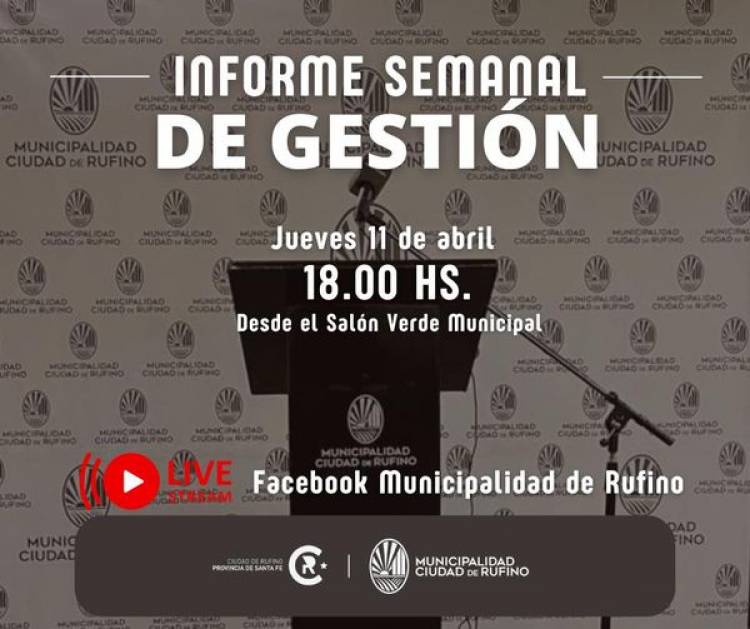 INFORME SEMANAL DE GESTION
