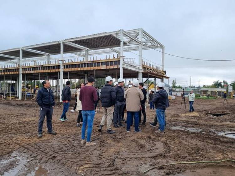 VISITA A LA OBRA DE LA ESCUELA AGROTECNICA