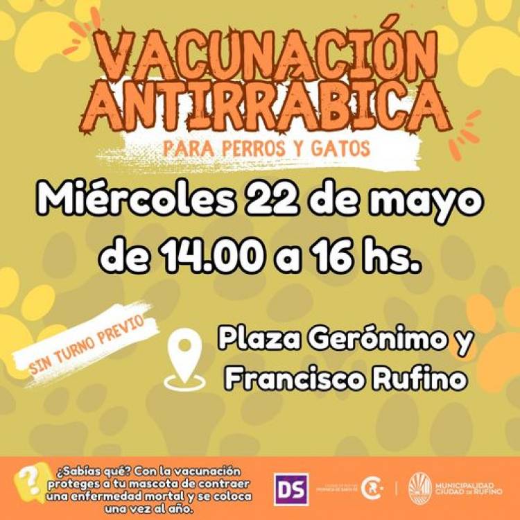 VACUNACION ANTIRRABICA