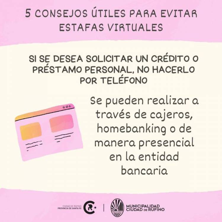 5 CONSEJOS PARA EVITAR LAS ESTAFAS  VIRTUALES