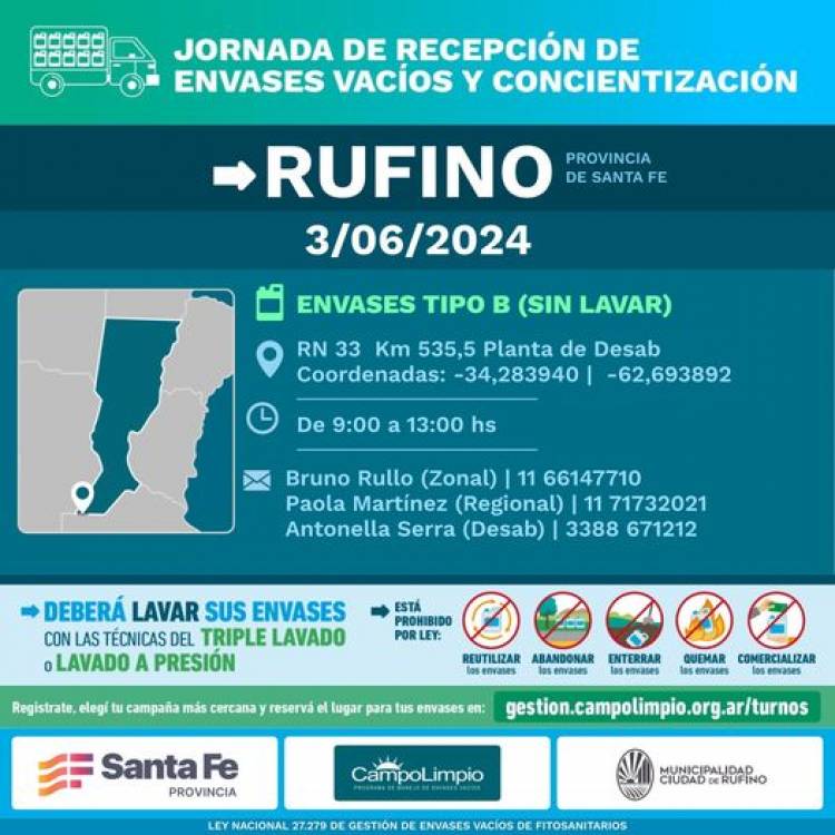JORNADA DE RECEPCION DE ENVASES