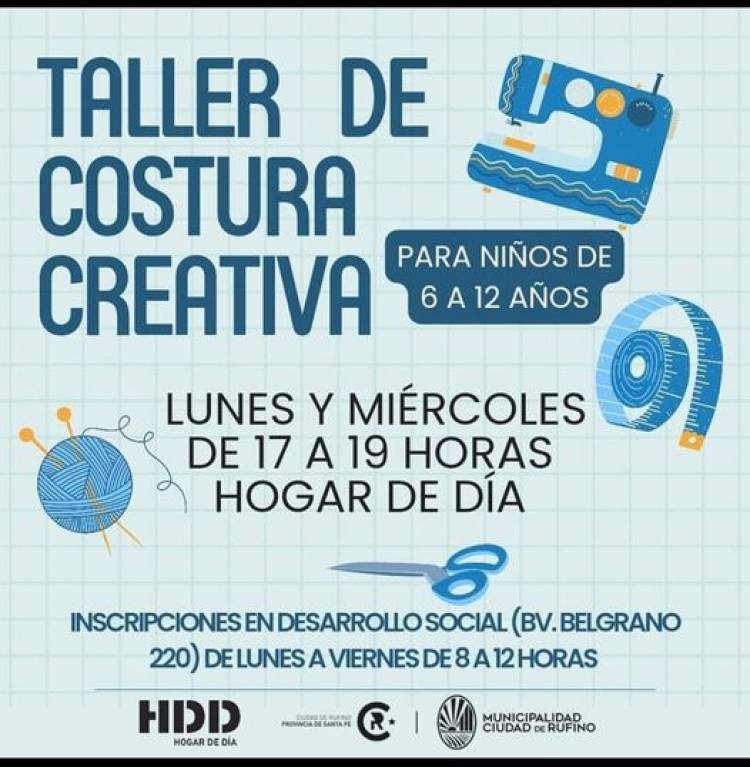 TALLER DE COSTURA CREATIVA