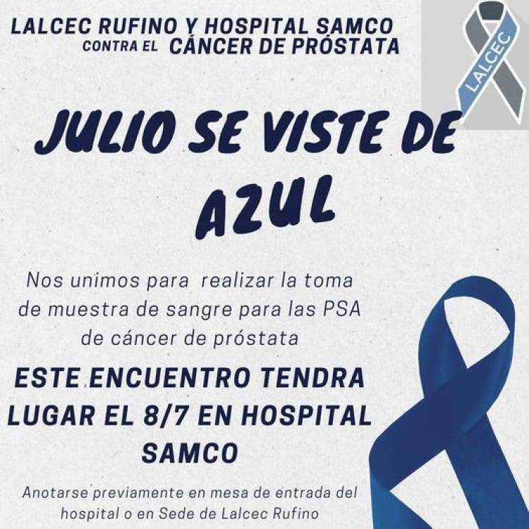 SAMCO RUFINO: "JULIO SE VISTE DE AZUL"