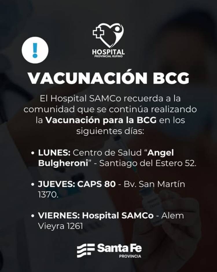 VACUNACION BCG