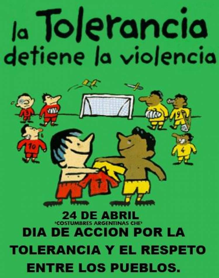 DIA DE ACCION POR LA TOLERANCIA Y EL RESPETO ENTRE LOS PUEBLOS