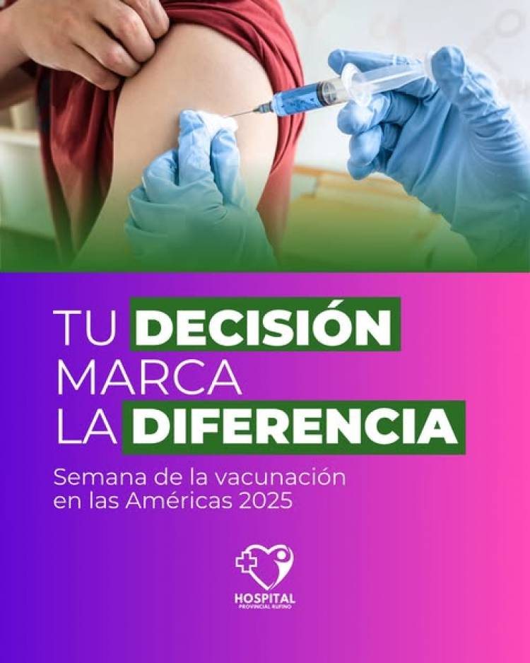 HOSPITAL SAMCO: NOS SUMAMOS A LA SEMANA DE VACUNACION EN LAS AMERICAS