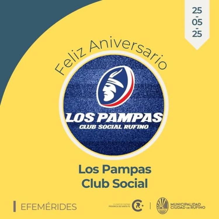 FELIZ CUMPLEAÑOS LOS PAMPAS CLUB RUFINO