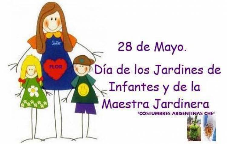 28 DE MAYO: DIA DE LOS JARDINES DE INFANTES