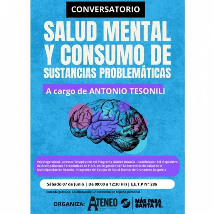 CONVERSATORIO: SALUD MENTAL Y CONSUMO DE SUSTANCIAS PROBLEMATICAS