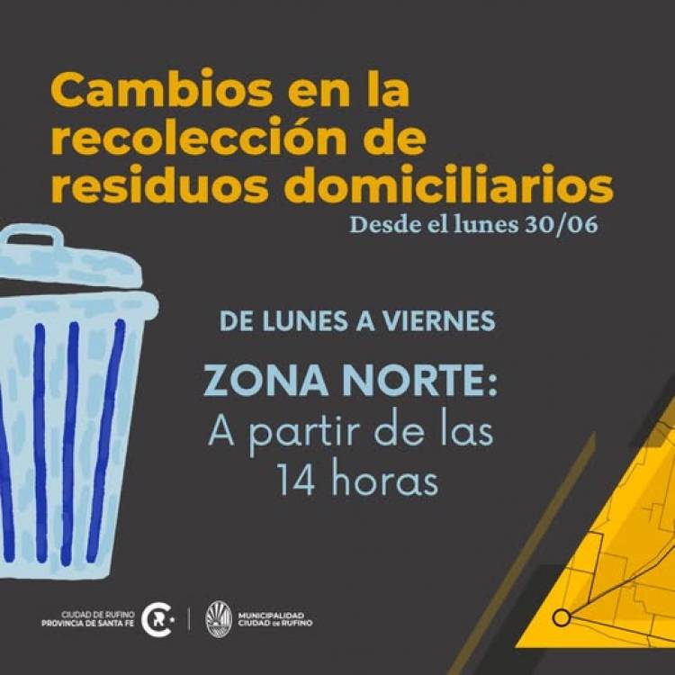 CAMBIO DE HORARIO EN ZONA NORTE