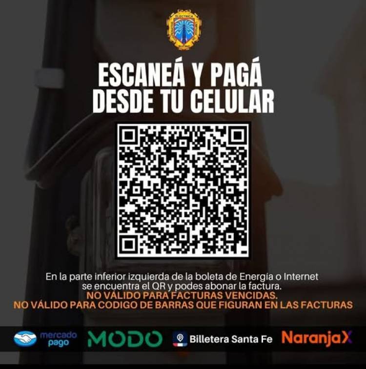 COOPERATIVA ELECTRICA LIMITADA DE RUFINO: ESCANEA Y PAGA