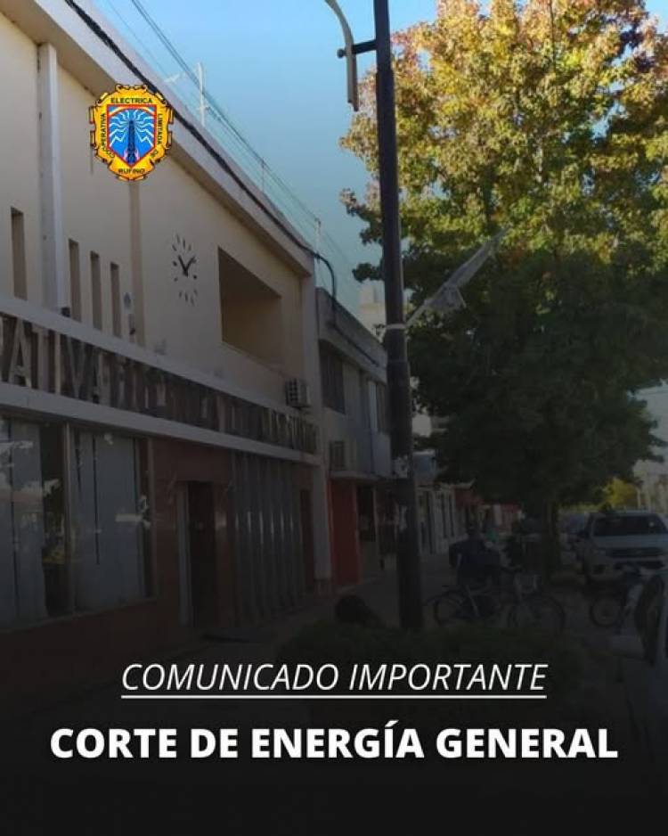 CELR: CORTE GENERAL DE ENERGIA DEL DIA 12 DE JULIO