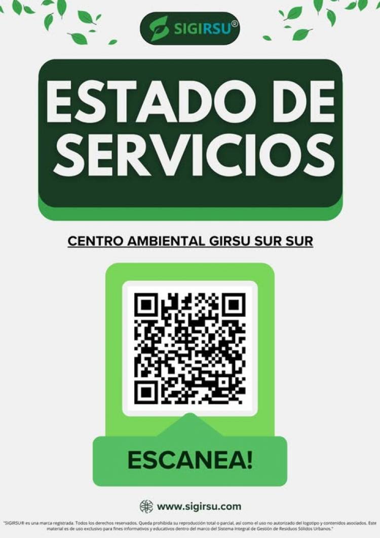PLANTA DE RECICLADO DE RUFINO: ESTADO DE SERVICIOS