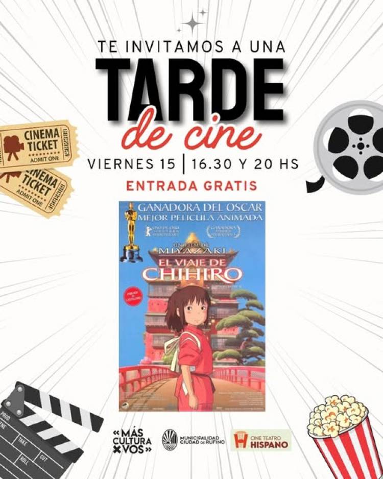 LA MUNI Y EL HISPANO TE INVITAN AL CINE...!!!