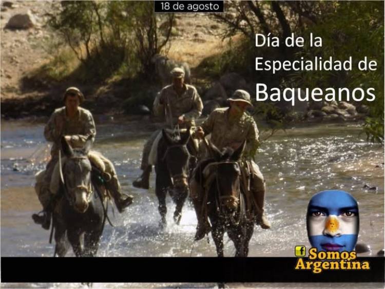 18 DE AGOSTO: DIA DE LA ESPECIALIDAD DEL BAQUEANO