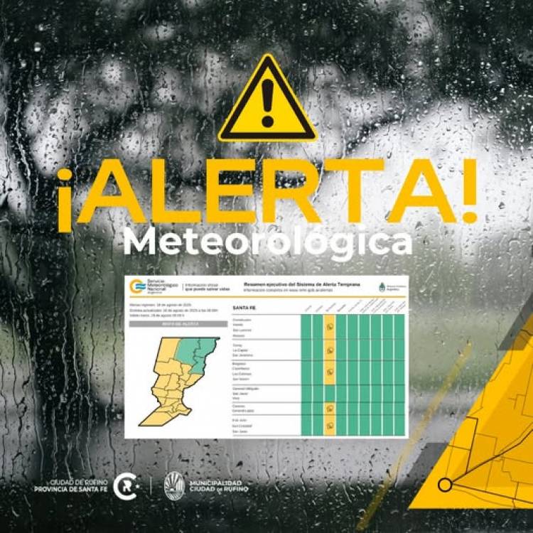 IMPORTANTE: ALERTA AMARILLA