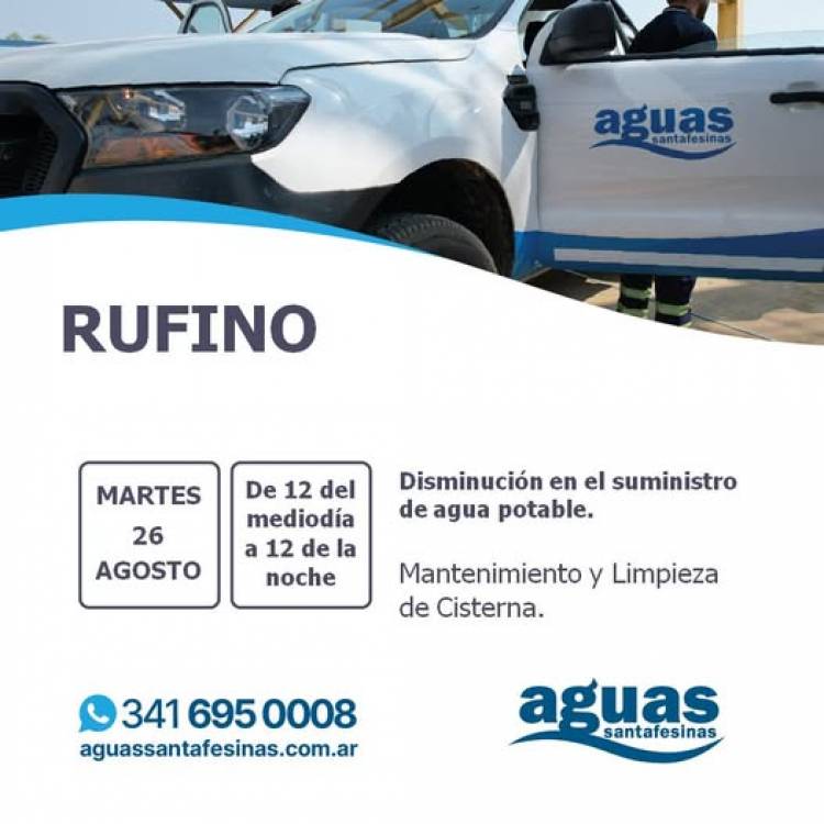 IMPORTANTE: AGUAS SANTAFESINAS