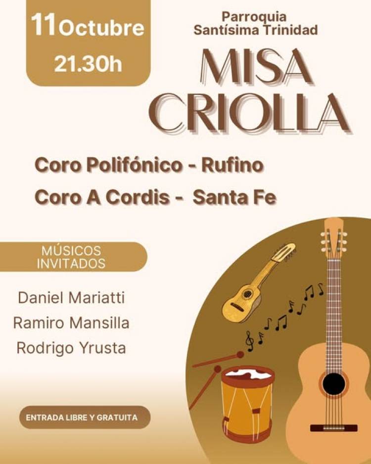 MISA CRIOLLA, NO TE LA PIERDAS...!!!