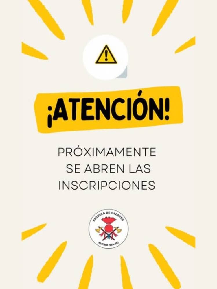 CADETES VOLUNTARIOS RUFINO: ESTEN ATENTOS...!!!