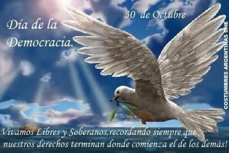 30 DE OCTUBRE: DIA DE LA DEMOCRACIA