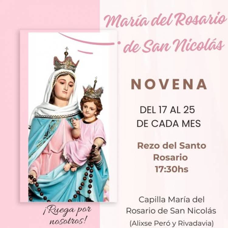 NOVENA MARIA DEL ROSARIO DE SAN NICOLAS