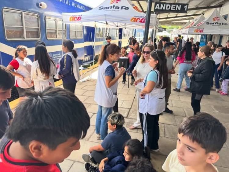 CONCURRIDO SEGUNDO DIA DEL TREN SANITARIO