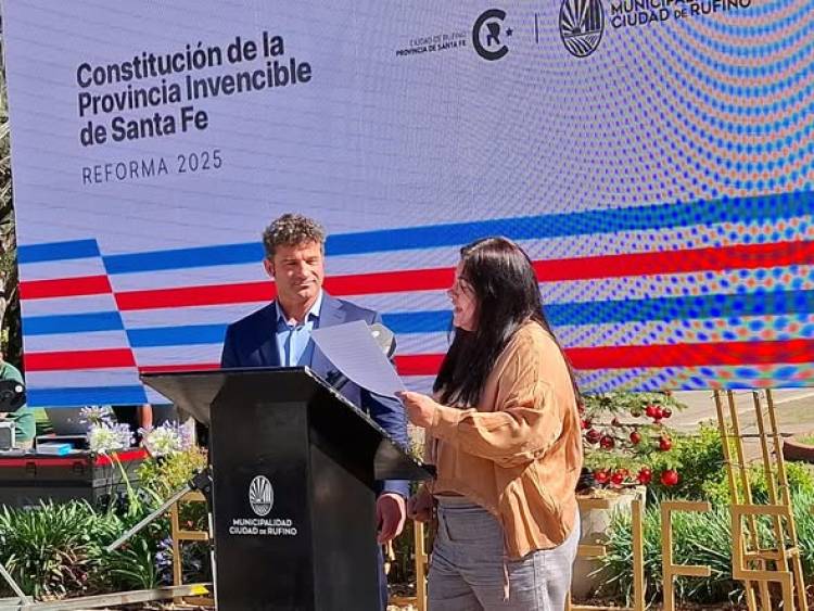 ACTO JURA DE LA CONSTITUCION PROVINCIAL Y 10 AÑOS DE GESTION MUNICIPAL