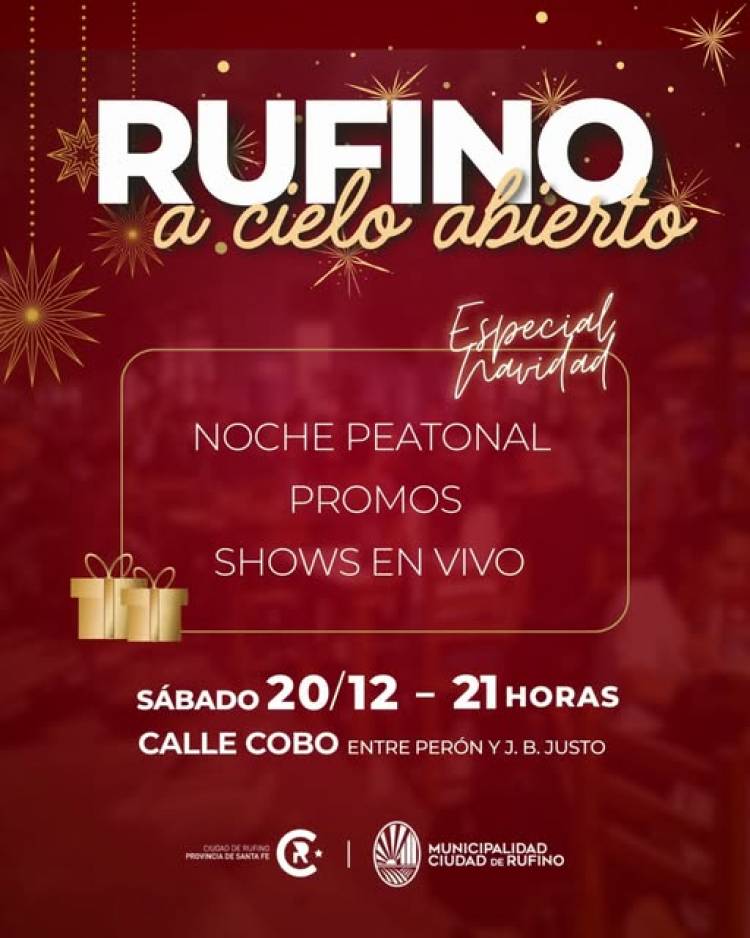 RUFINO A CIELO ABIERTO...!!!
