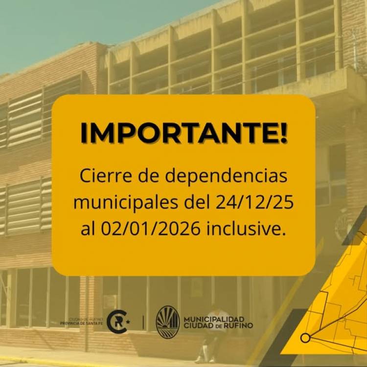 CIERRE DE DEPENDENCIAS MUNICIPALES