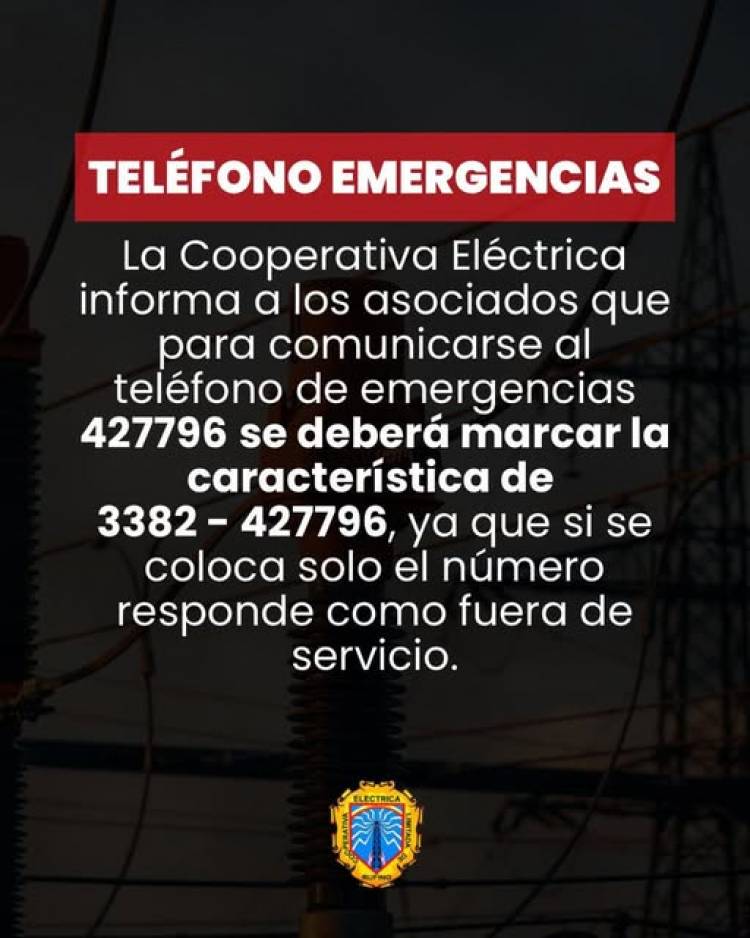 CELR: TELEFONO EMERGENCIA