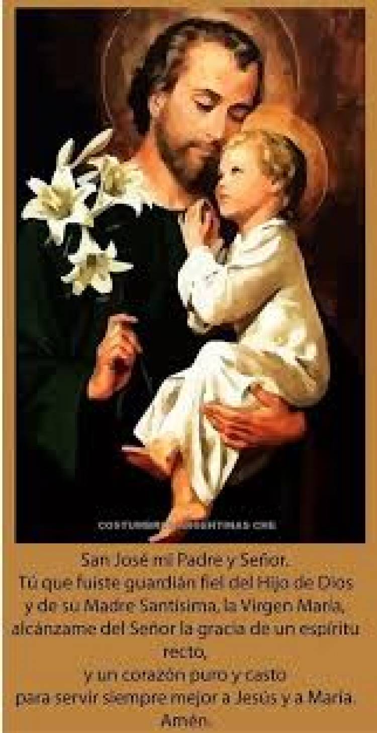 19 DE MARZO: DIA DE SAN JOSE