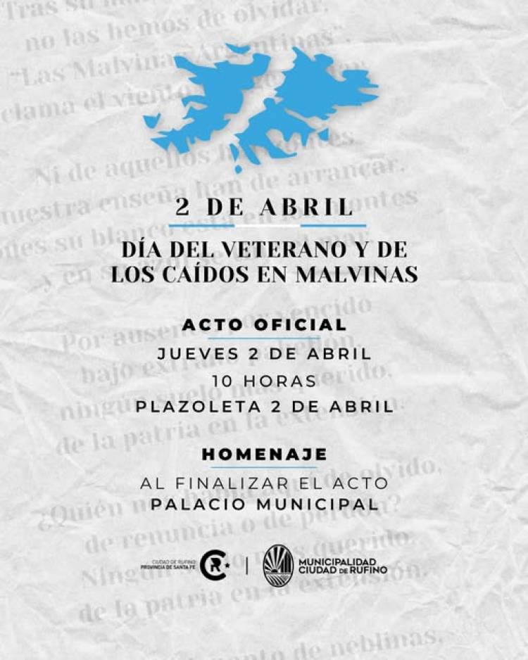 ACTO OFICIAL MALVINAS