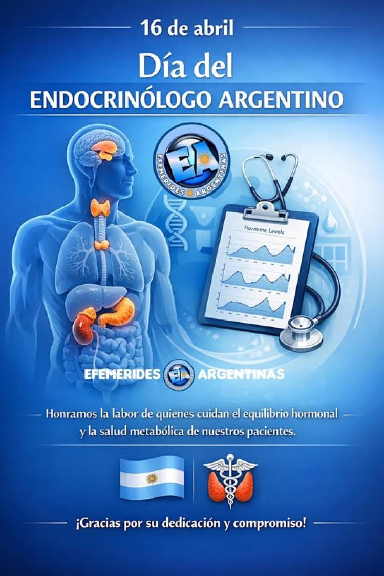 16 DE ABRIL: DIA DEL ENDOCRINOLOGO ARGENTINO
